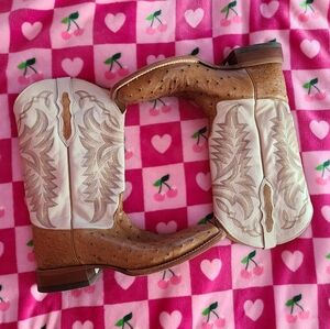 Justin Men's Pascoe 13" Full Quill Ostrich Western Boots